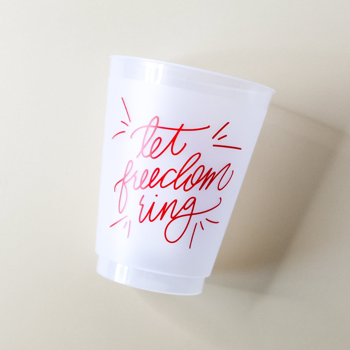 Let Freedom Ring Party Cups - themonogram manor 