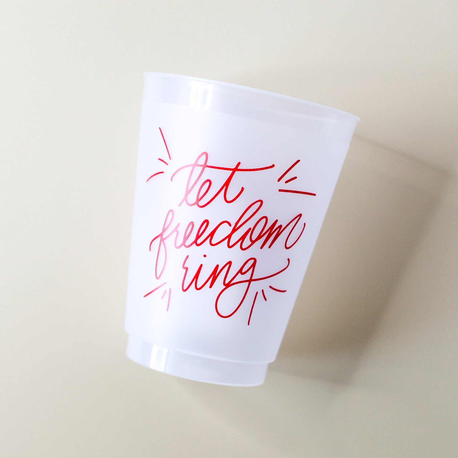 Let Freedom Ring Party Cups - themonogram manor 