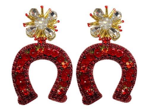 Derby Horseshoe - Red - themonogram manor 