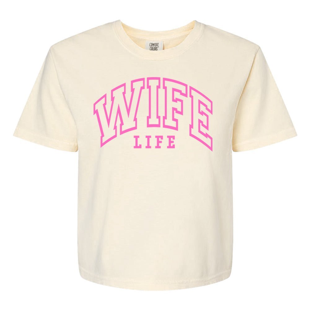 'Wife Life' Boxy T-Shirt - themonogram manor 