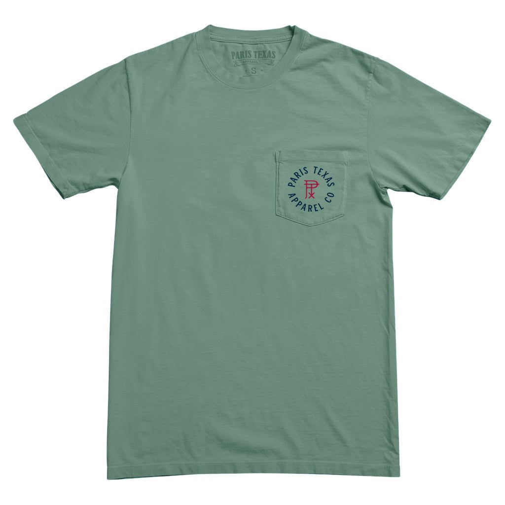 Pointer Hunting Dog Pocket T-Shirt - Pine - themonogram manor 