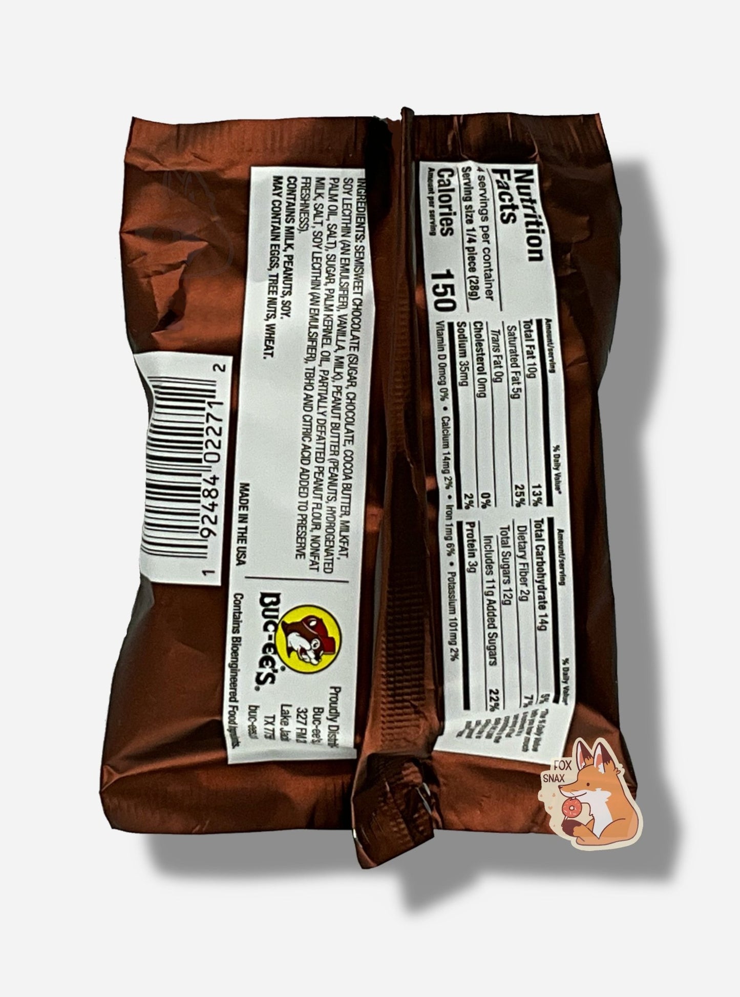 Buc - ee's Dark Chocolate Peanut Butter OverBite - themonogram manor 