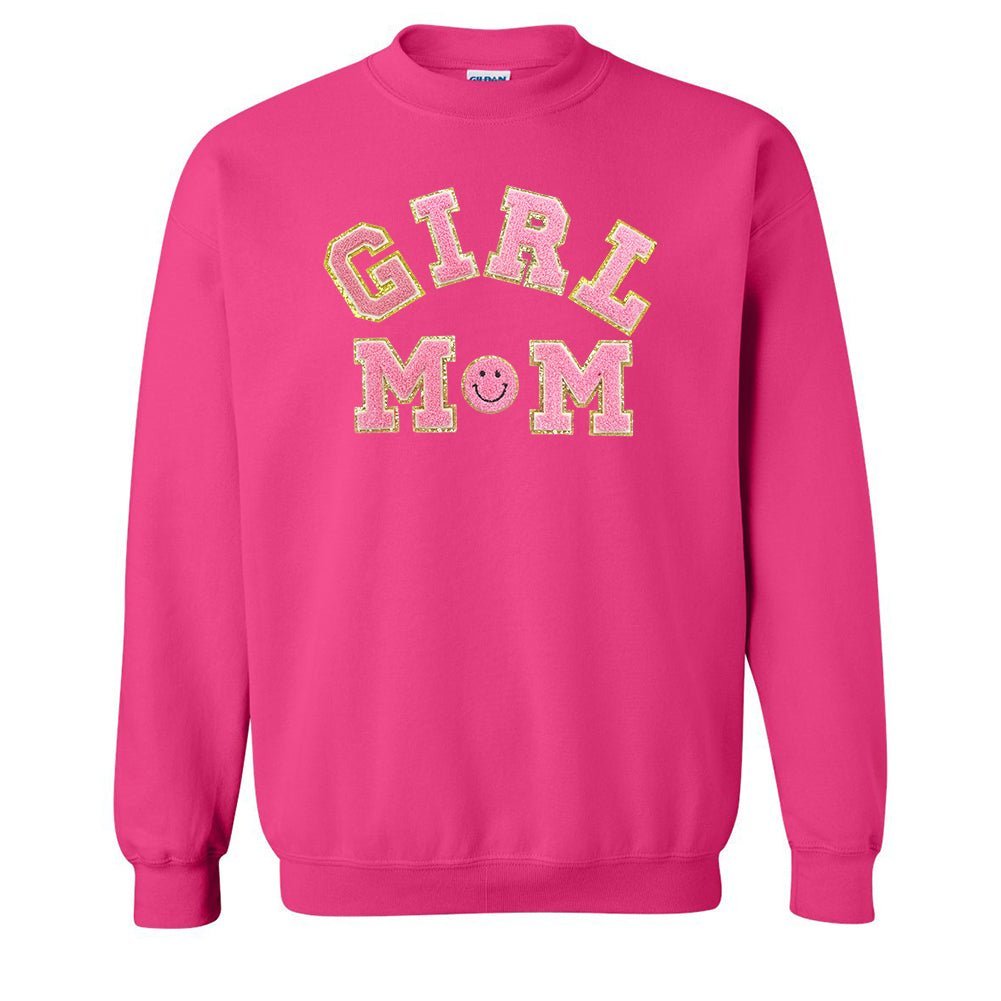Girl Mom Letter Patch Sweatshirt - themonogram manor 