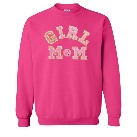 Girl Mom Letter Patch Sweatshirt - themonogram manor 