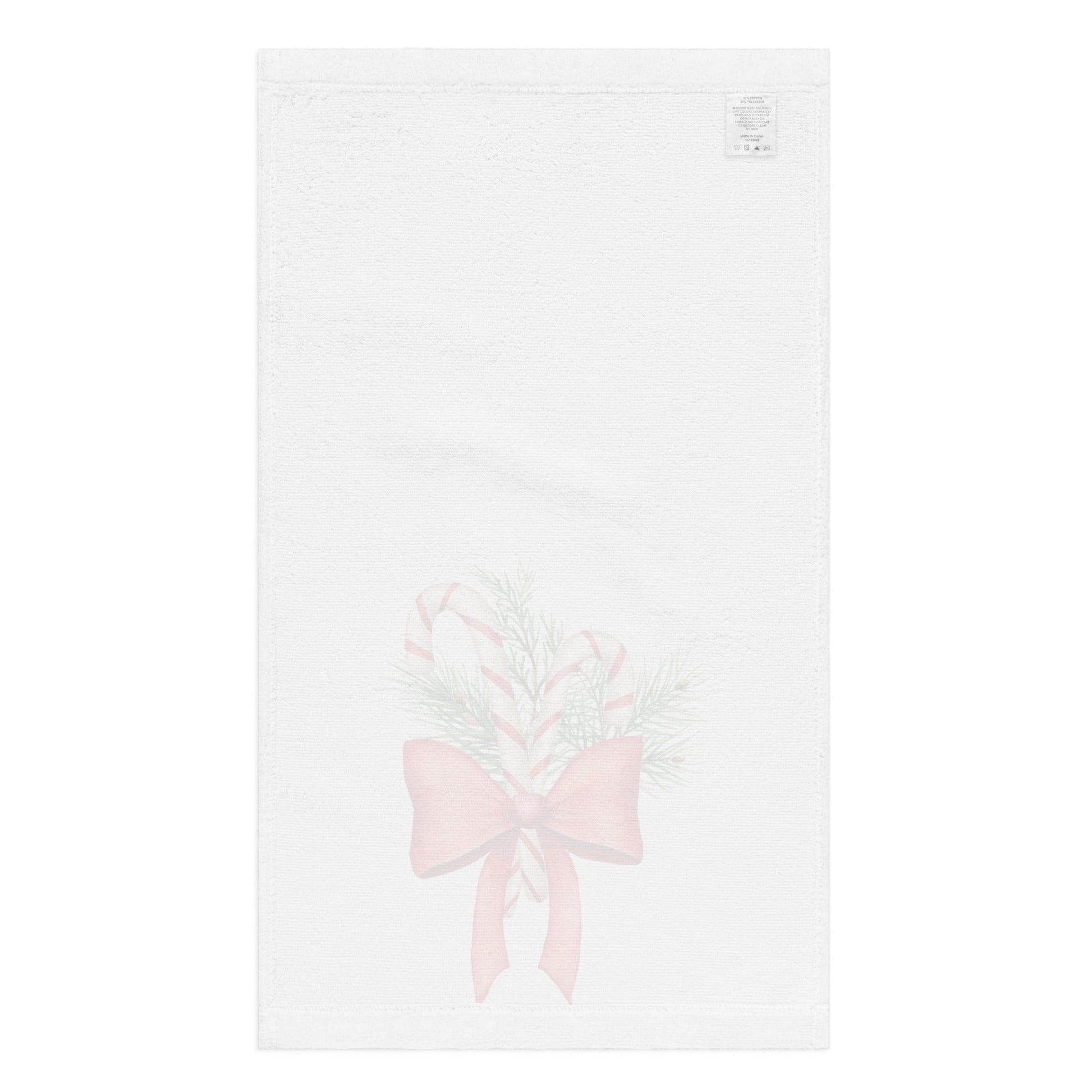 Christmas Candy Cane Hand towel - themonogram manor 