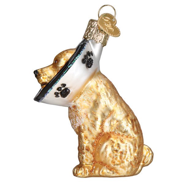 Cone Of Shame Dog Ornament - #themonogram manor #