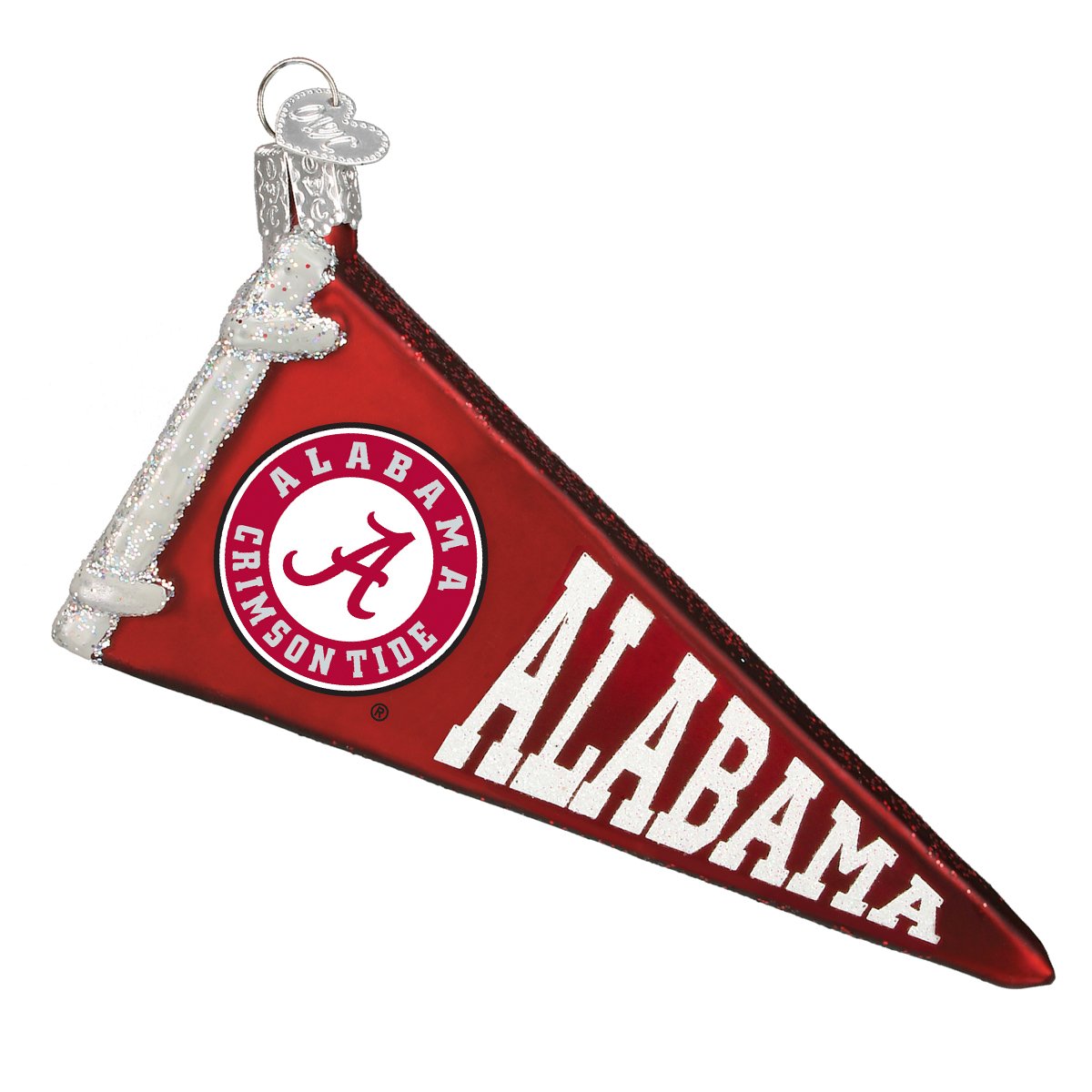 Alabama Pennant Ornament - themonogram manor 