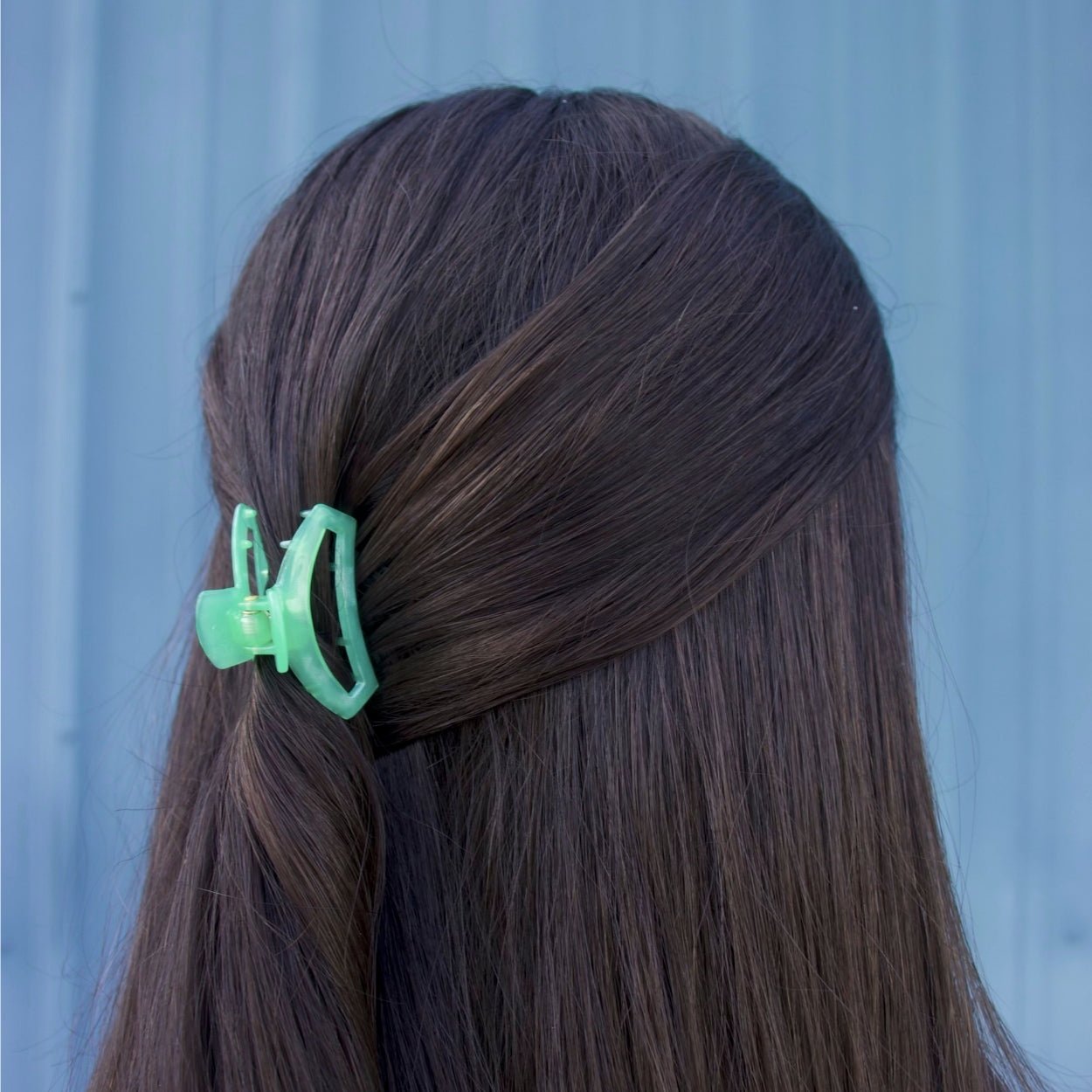 Open Spring Splash Tiny Hair Clip - themonogram manor 