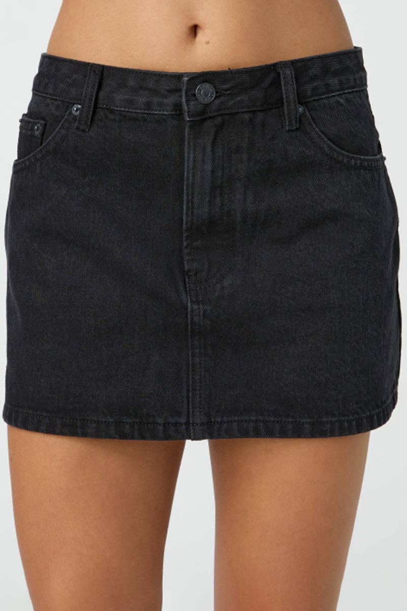 Classic Denim Mini Skirt - themonogram manor 