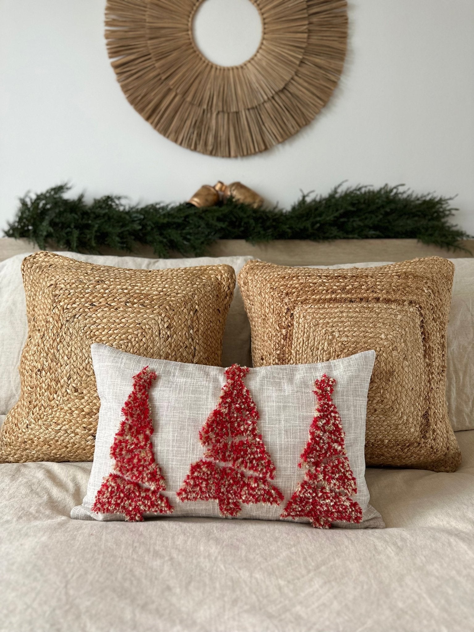 Merry Lumbar Pillow Cover - themonogram manor 