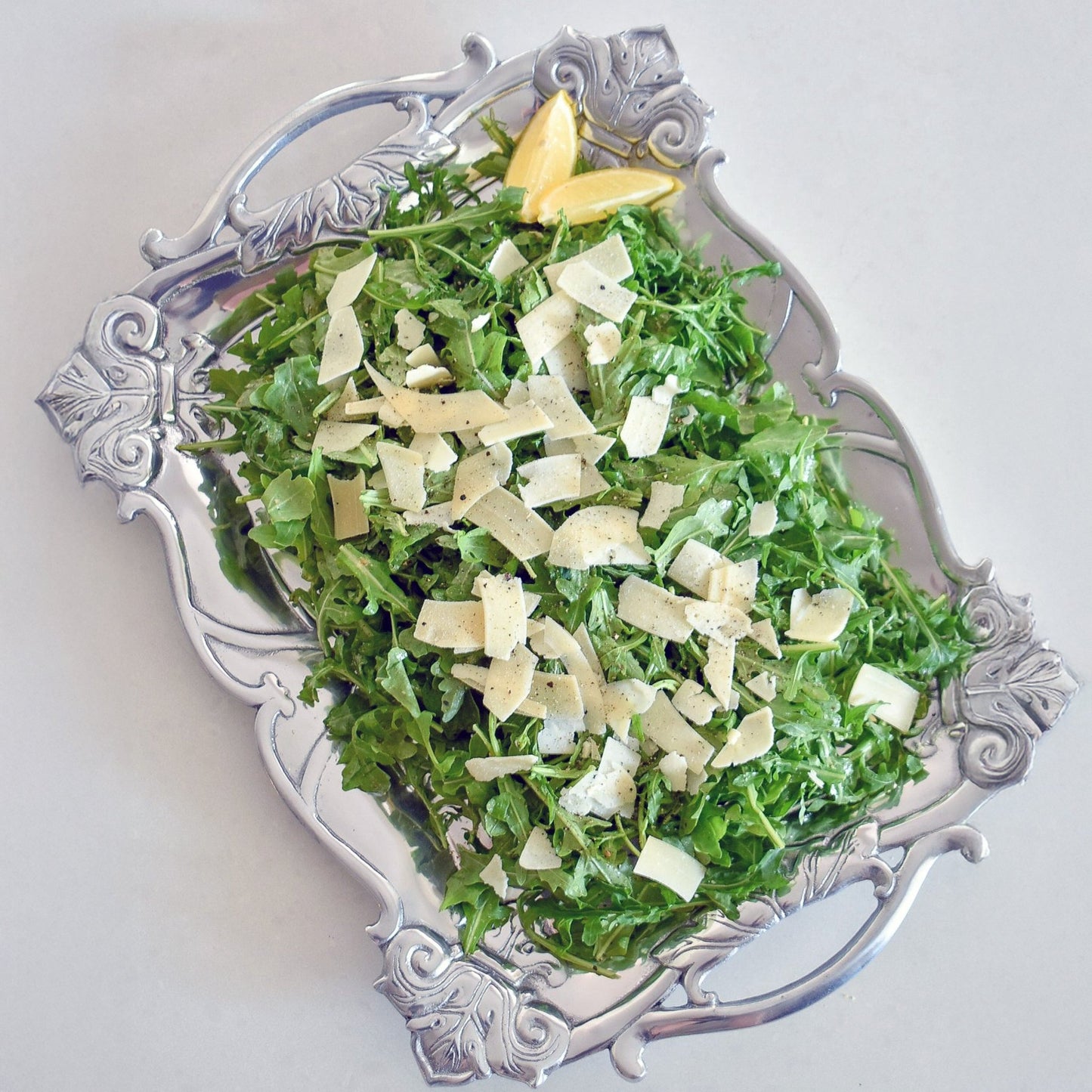 Fleur-De-Lis Rectangle Tray - themonogram manor 