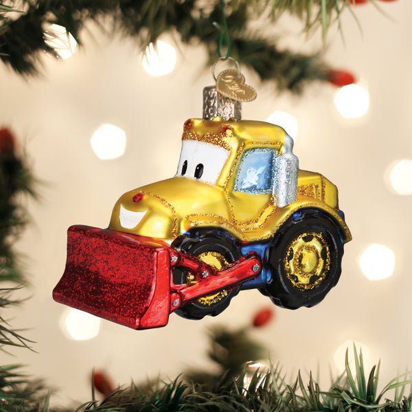 Bright - eyed Bulldozer Ornament - themonogram manor 