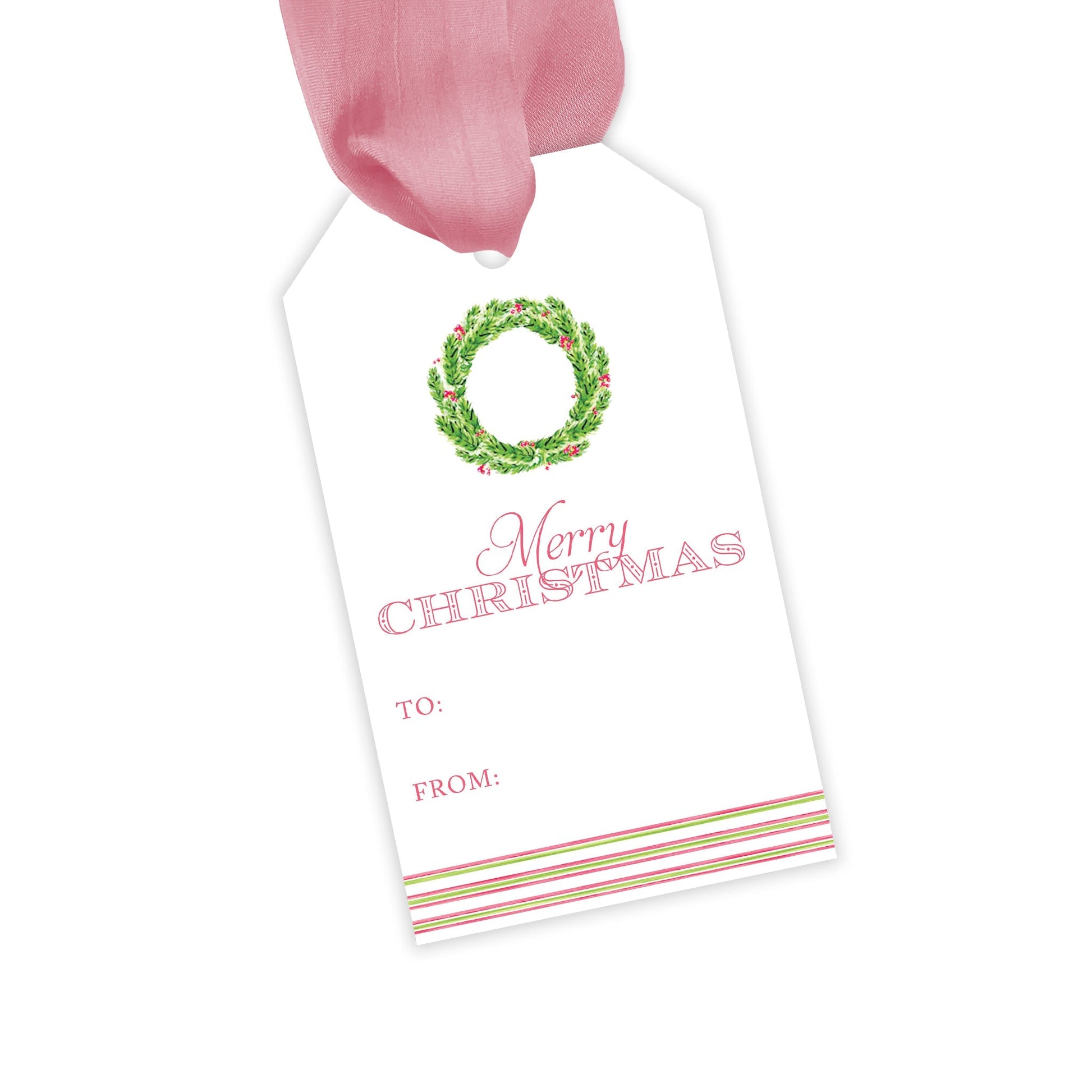 merry & bright fill - in gift tags - themonogram manor 
