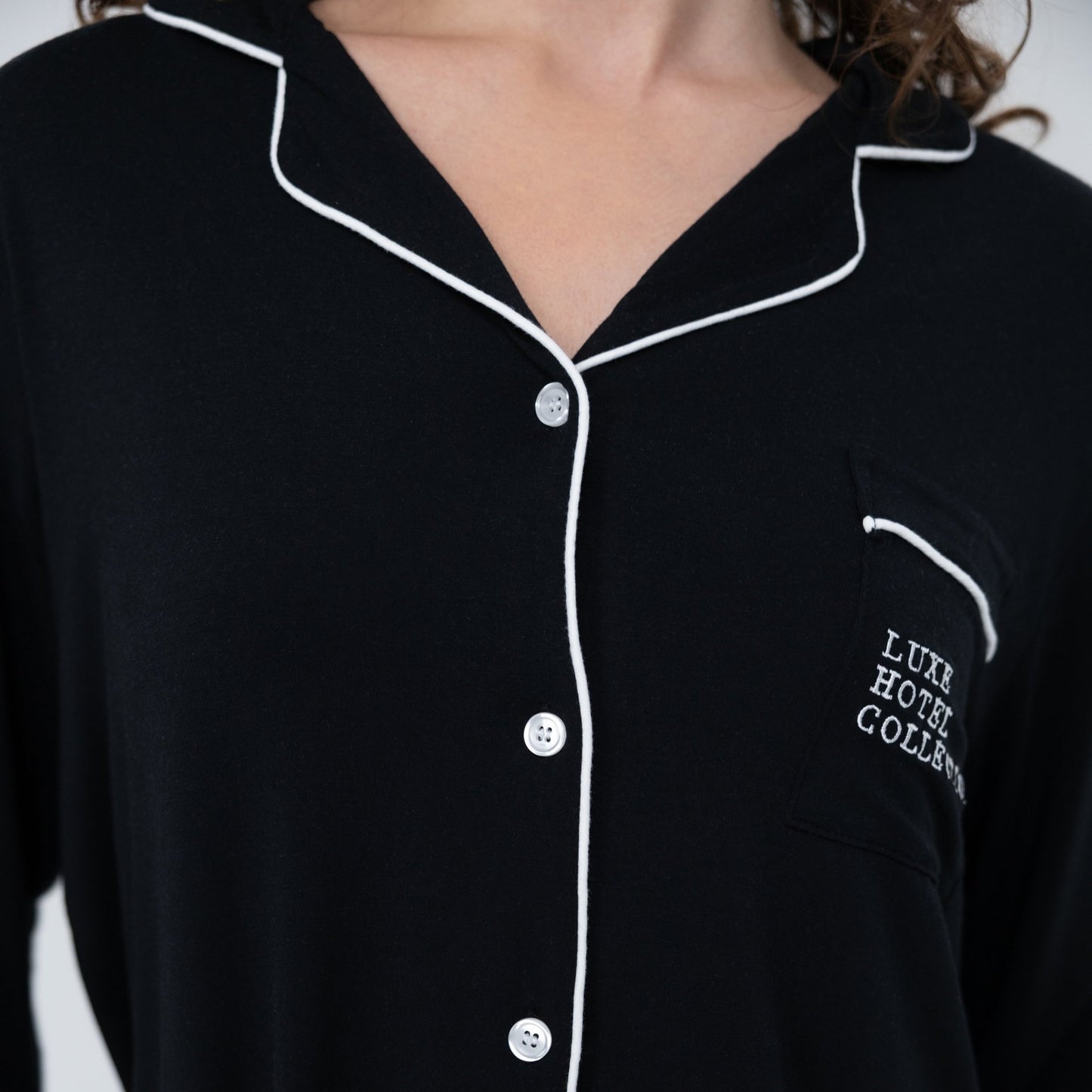 Women's Luxe Bamboo Long PJ Set - themonogram manor 