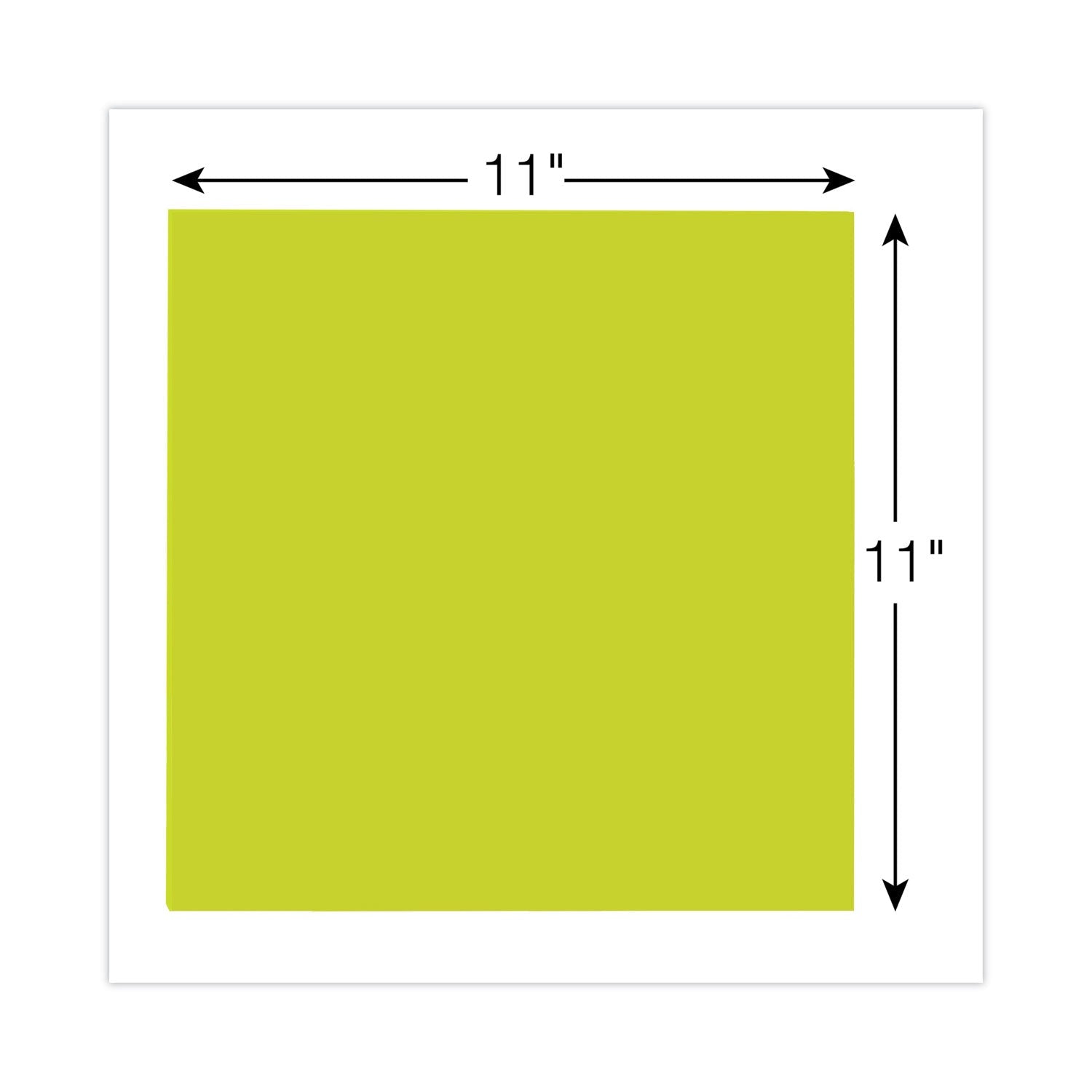Post - it Big Notes, Unruled, 11 x 11, Green, 30 Sheets - themonogram manor 