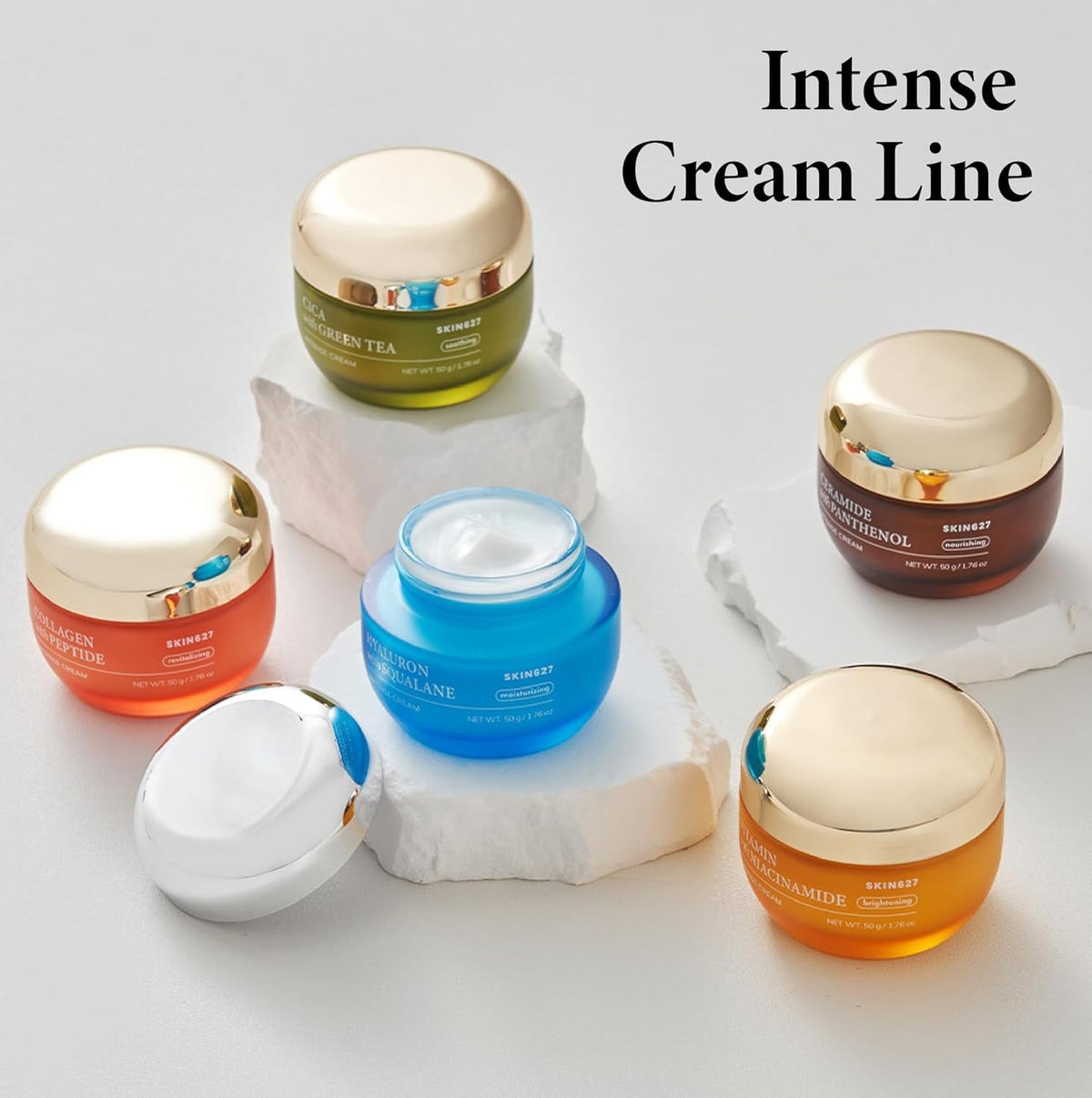 SKIN627 Daily Face Moisturizer, Face Cream, Facial Cream 1.76 Oz Korean Skin Care Korean Moisturizer (Hyaluron with Squalane) - themonogram manor 