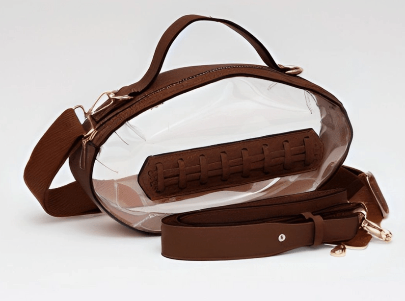 Stadium Clear Football Handbag - themonogram manor 