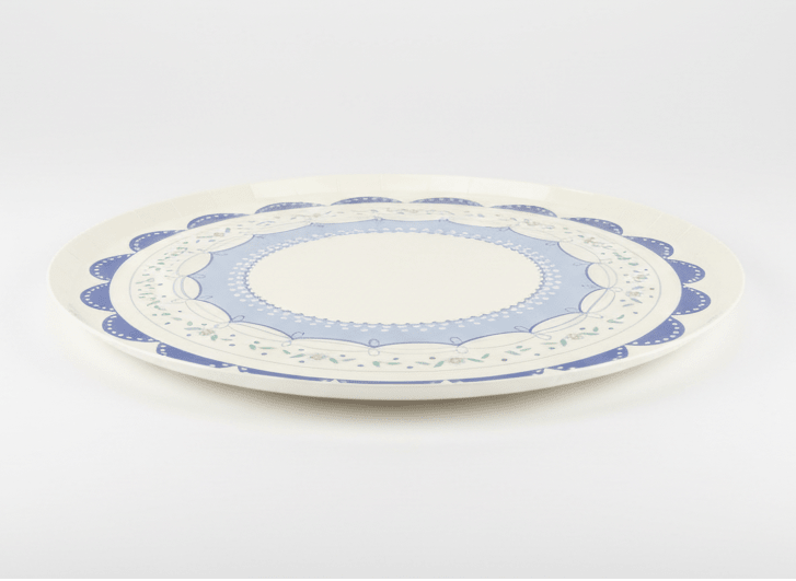 Blue Coquette Dessert Plates 8"(Set of 8) - themonogram manor 