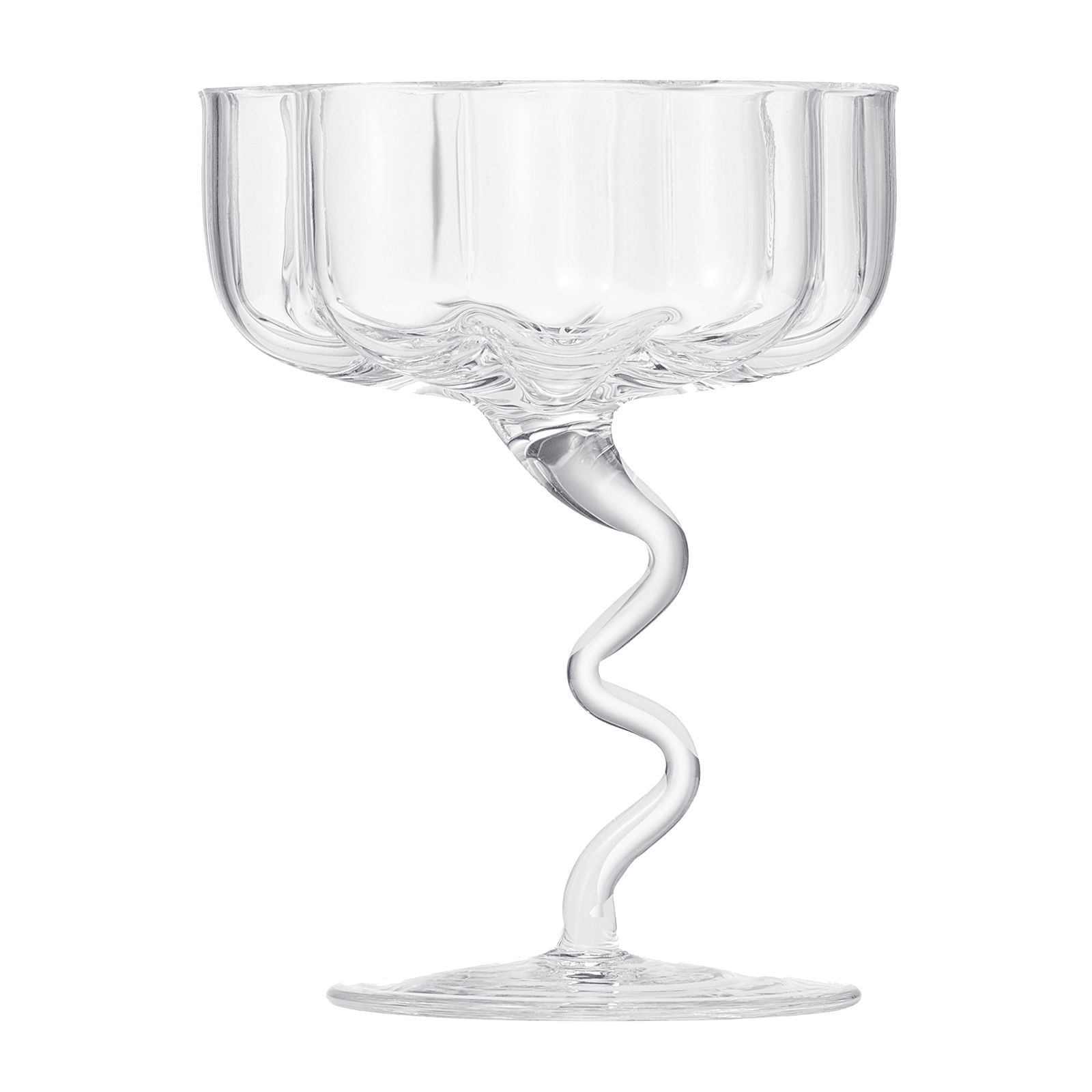 Asteria Champagne Coupe Cocktail Glassware, Clear, Set of 2 - themonogram manor 