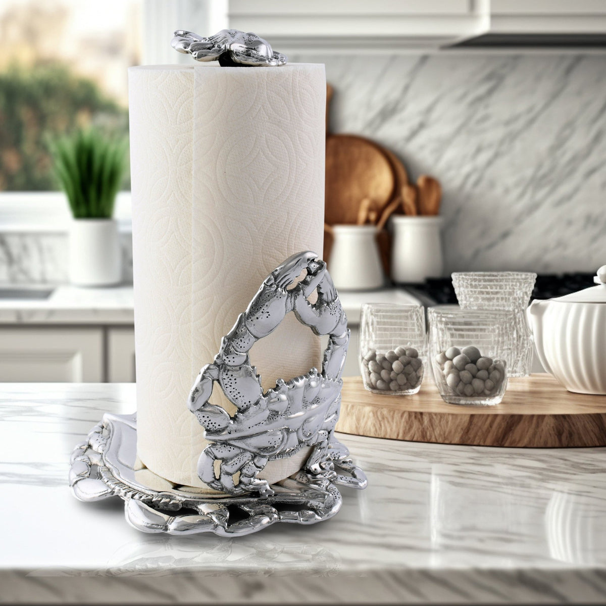 Crab Paper Towel Holder - themonogram manor 