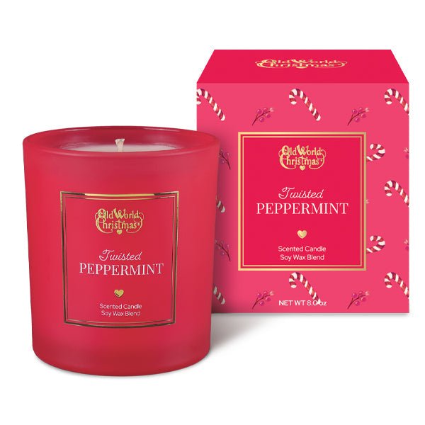 Twisted Peppermint Candle - themonogram manor 