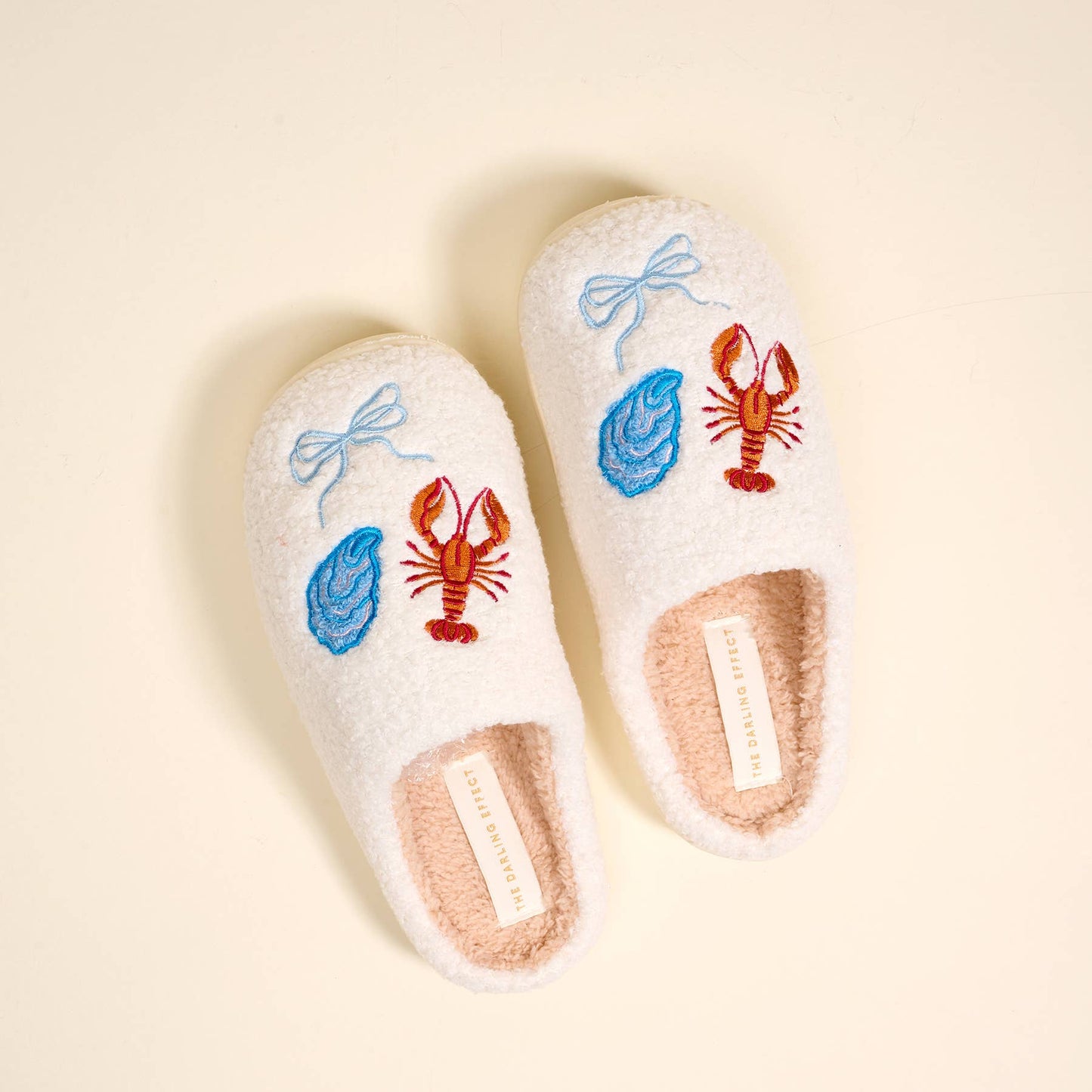 Fuzzy Slippers–Seaside Haven - themonogram manor 