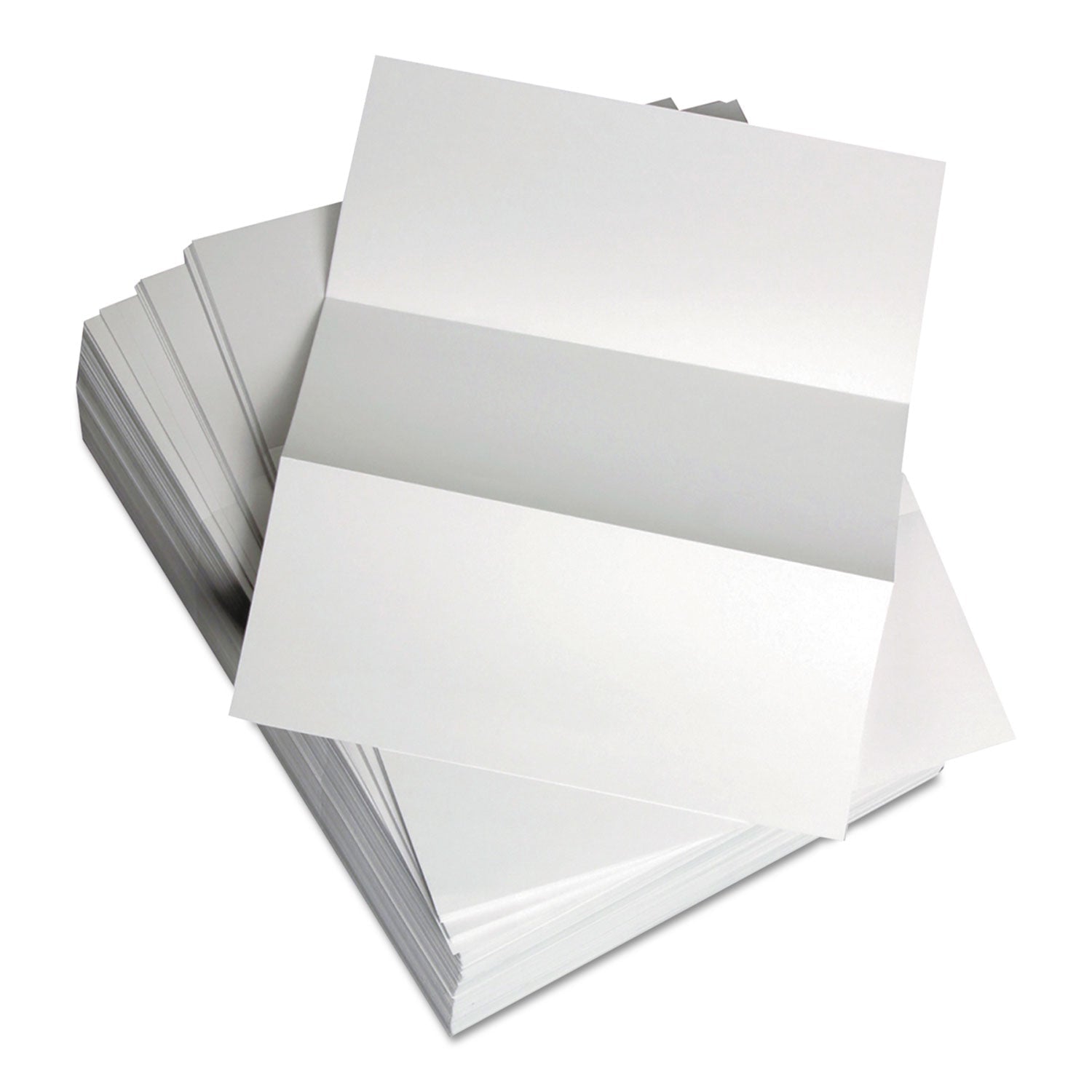 Lettermark Custom Cut - Sheet Copy Paper, 92 Bright, Micro - Perforated Every 3.66", 24 lb Bond Weight, 8.5 x 11, White, 500/Ream - themonogram manor 