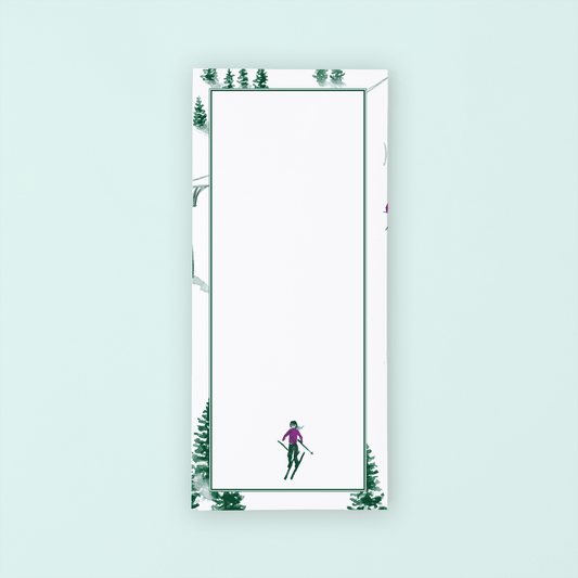 Ski Slope Lists Pad - themonogram manor 