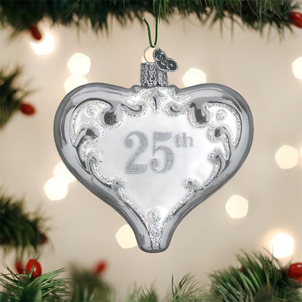 25th Anniversary Heart - themonogram manor 