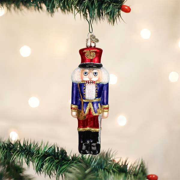 Blue Coat Soldier Nutcracker Ornament - themonogram manor 