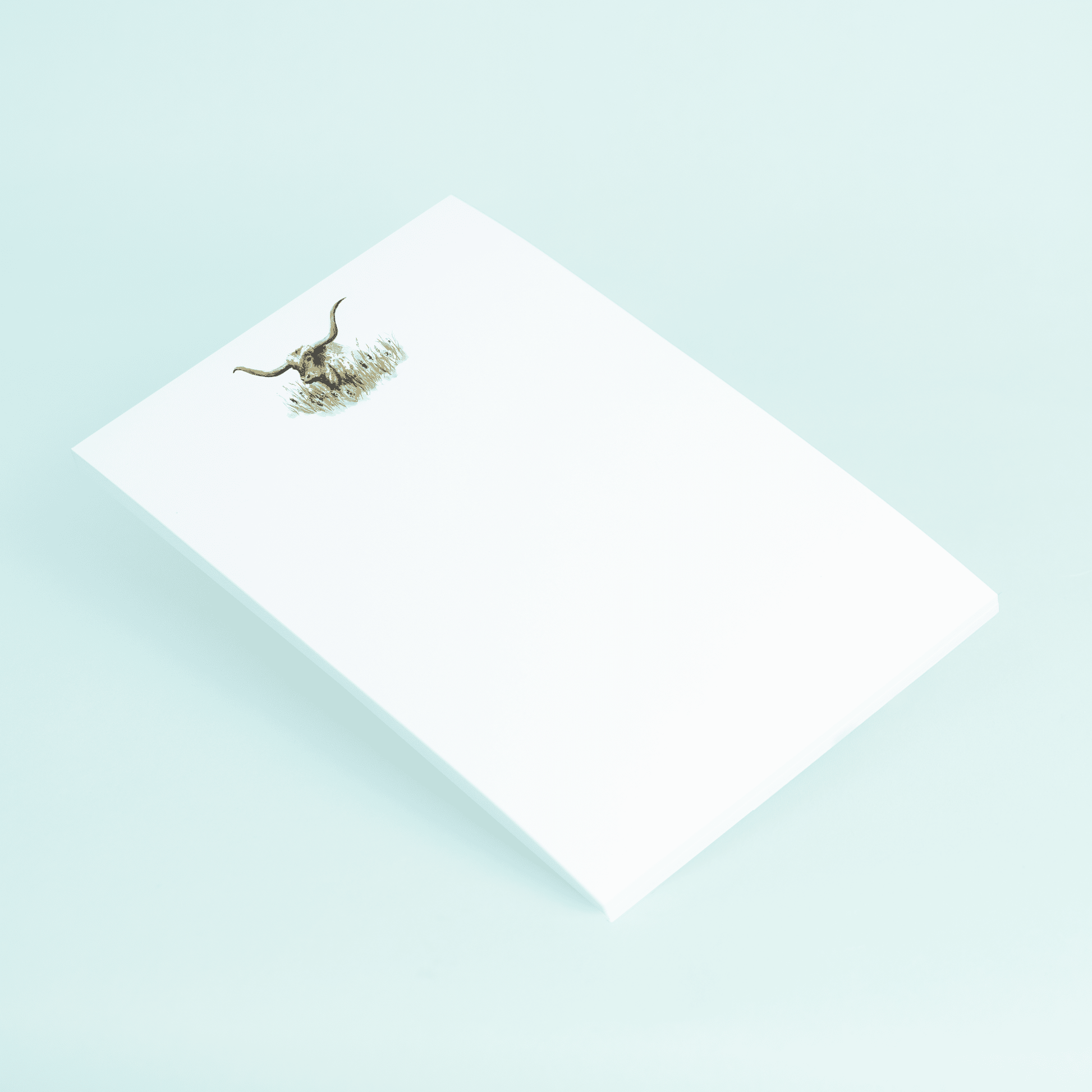 Longhorn In Bluebonnets - themonogram manor 