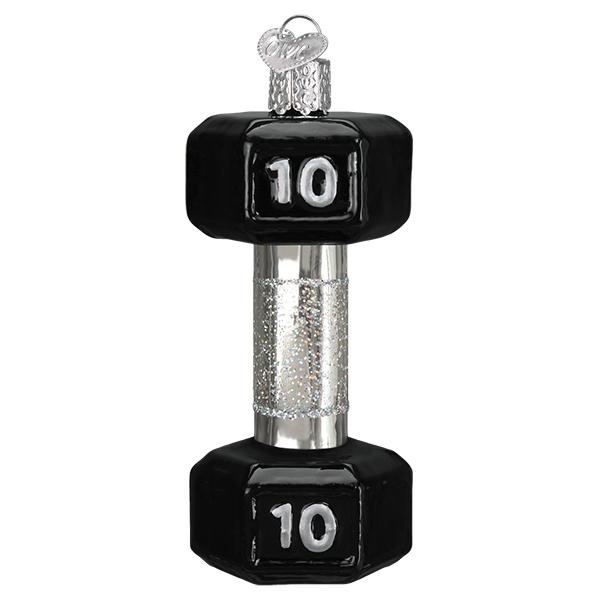 Dumbbell Ornament - themonogram manor 