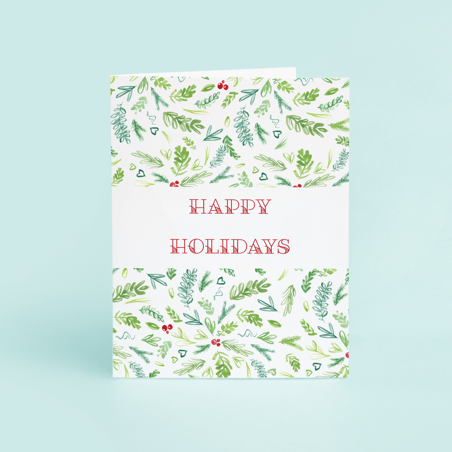 Happy Holidays Florals - themonogram manor 
