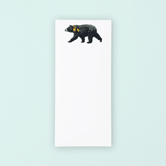 Black Bear Lists Pad - themonogram manor 