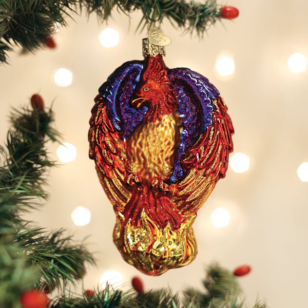 Fiery Phoenix Ornament - themonogram manor 