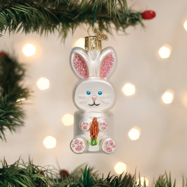 Marshmallow Bunny Ornament - #themonogram manor #