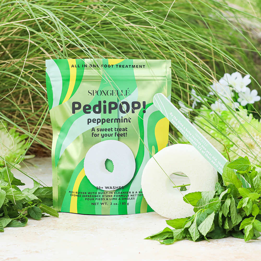 Peppermint | PediPOP! Pedi Buffer & Nail File - themonogram manor 
