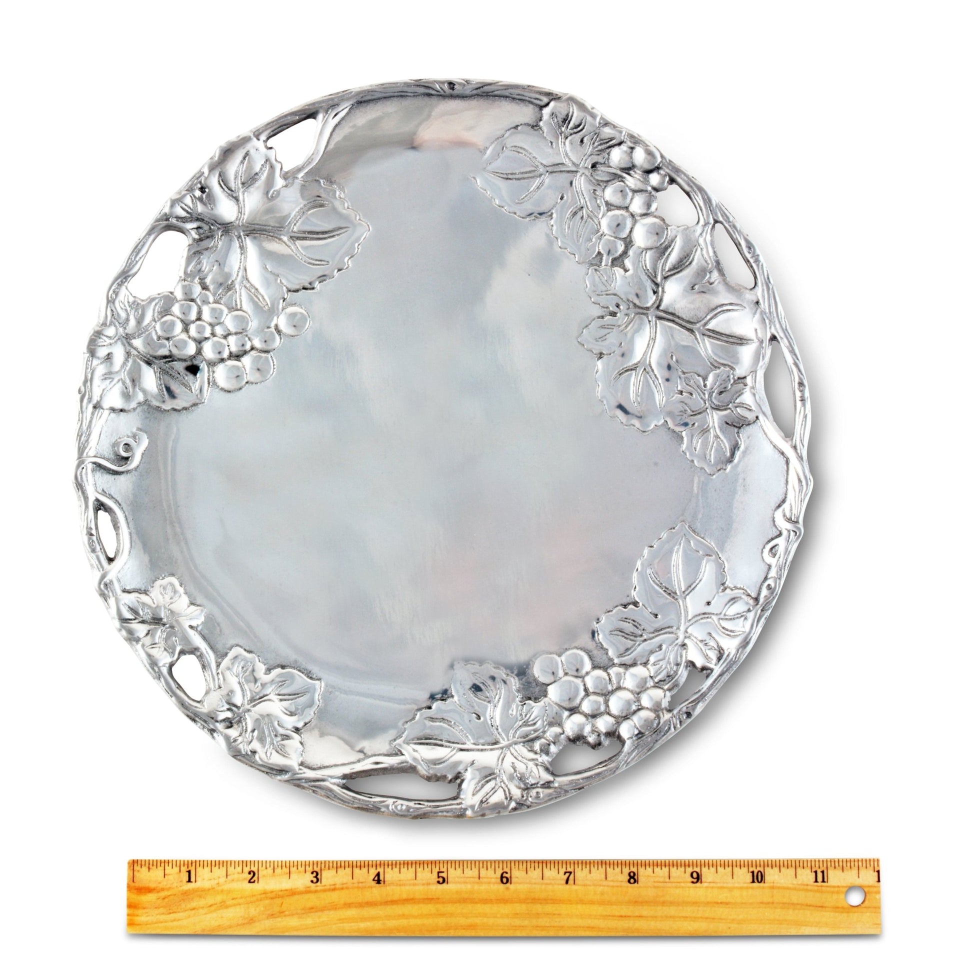 Grape 12 Round Plate - themonogram manor 