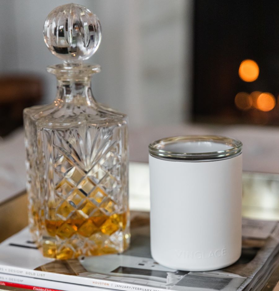 Glass Lined Whiskey Low Ball - themonogram manor 