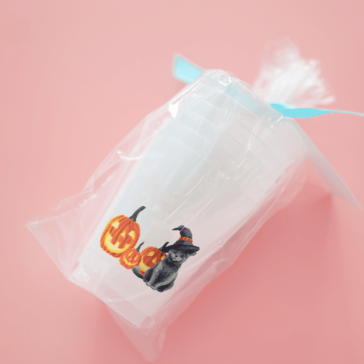 Halloween Cat Frosted Cups - themonogram manor 