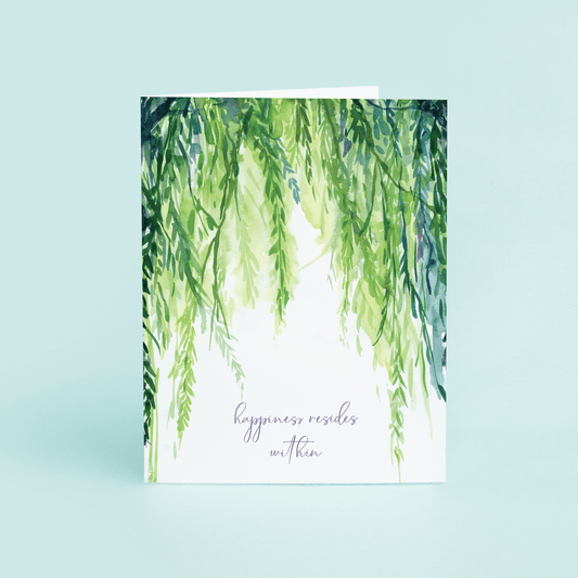 Willow Branches "Happiness Resides Within" - themonogram manor 