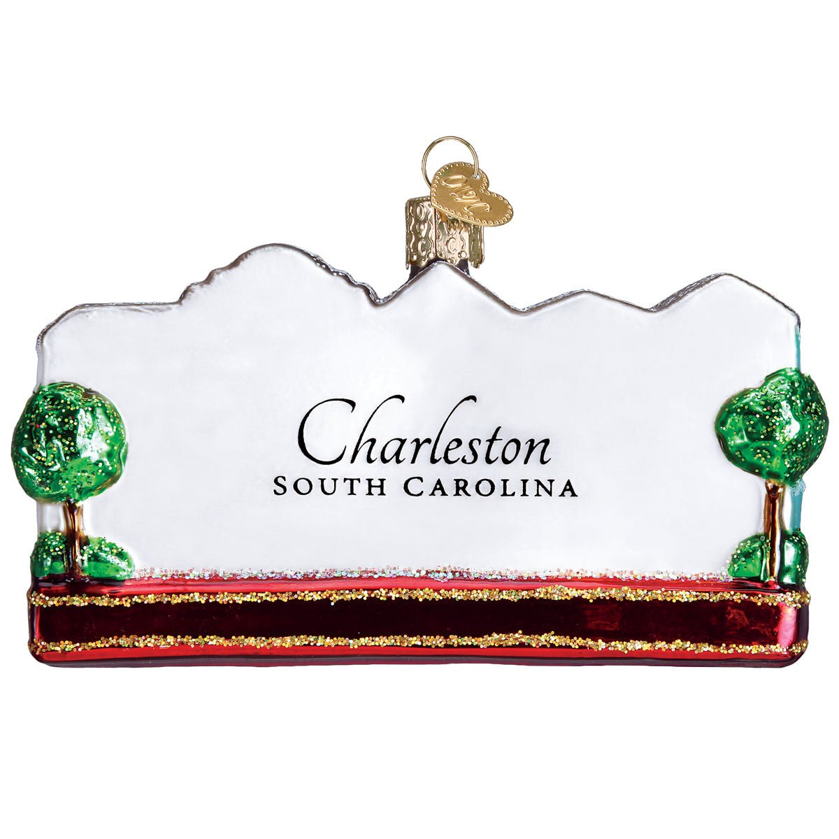 Rainbow Row Ornament - themonogram manor 