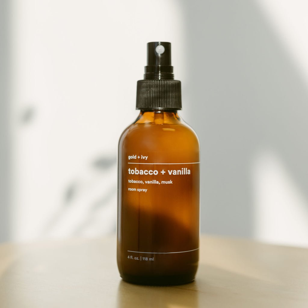 tobacco + vanilla room spray - themonogram manor 