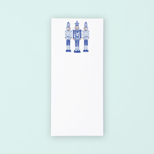 Chinoiserie Nutcrackers List Pad - themonogram manor 