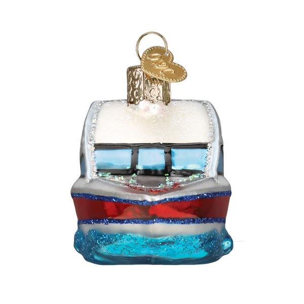 Ski Boat Ornament - #themonogram manor #
