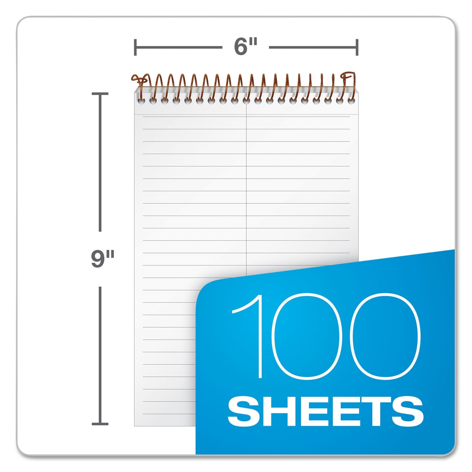 Ampad Gold Fibre Steno Pads, Gregg Rule, Designer Green/Gold Cover, 100 White 6 x 9 Sheets - themonogram manor 