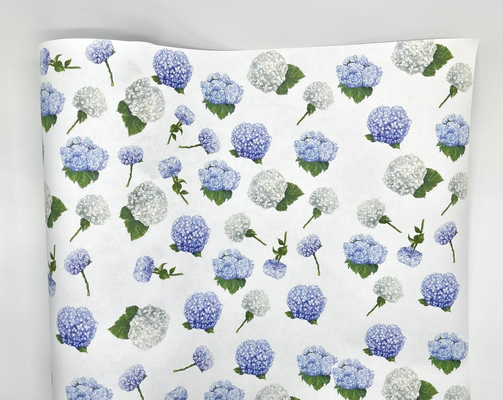 Hydrangea Pattern Gift Wrap - themonogram manor 