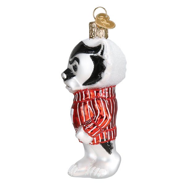 Wisconsin Bucky Ornament - themonogram manor 