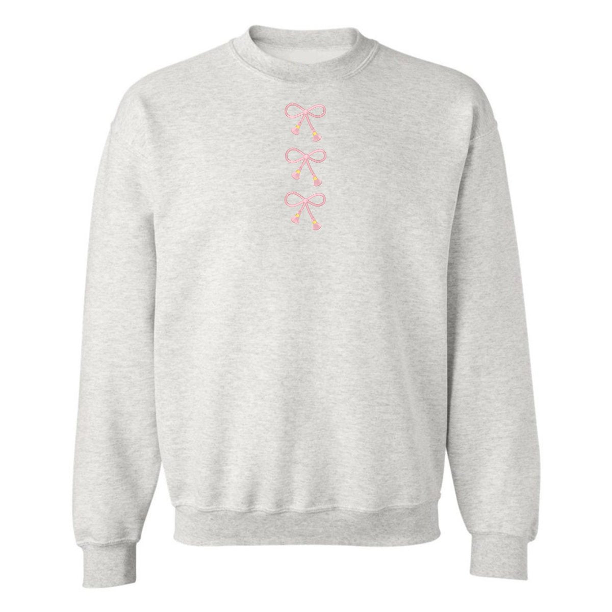 Embroidered Tasseled 'Bows' Sweatshirt - themonogram manor 