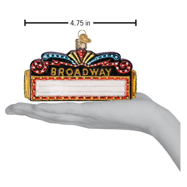 Broadway Marquee Ornament - #themonogram manor #